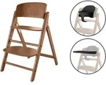 cybex Gold Hochstuhl Clicku0026Fold 3 in 1, Hellbraun, Holz, Kunststoff, 3-teilig,