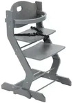 tiSsi Kinderstuhl, Grau, Holz, Buche, teilmassiv, 43x81x50 cm, Kinderzimmer &
