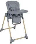 Kikka boo Hochstuhl, Grau, Metall, 58x104x76 cm, Babym&ouml;bel, Hochst&uuml;hle &...