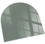 Tulup Glasplatte, Gr&uuml;n, Glas, Quadratisch, 100x100x0.4 cm, Kleinm&ouml;bel, Kamine...