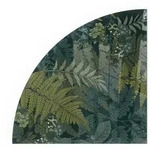 Tulup Glasplatte, Gr&uuml;n, Glas, Formgebogen, 100x100x0.4 cm, Kleinm&ouml;bel, Kamine...