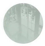 Tulup Glasplatte, Gr&uuml;n, Glas, Rund, 70x70x0.4 cm, Kleinm&ouml;bel, Kamine &...