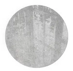 Tulup Glasplatte, Grau, Glas, Rund, 70x70x0.4 cm, Kleinm&ouml;bel, Kamine &...