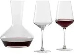 Leonardo Weingl&auml;serset Puccini, Klar, Glas, 3-teilig, 28.1x26.1x21.6 cm, Essen...