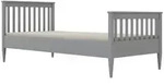 Petits-meubles Kinderbett, Grau, Holz, 90x200 cm, Kinderzimmer & Jugendzimmer,