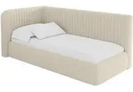 Altdecor Einzellbett, Taupe, Textil, 80x200 cm, Kinderzimmer & Jugendzimmer,