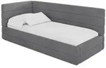 Altdecor Einzellbett, Schiefer, Textil, 90x200 cm, Kinderzimmer & Jugendzimmer,