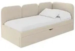 Altdecor Einzellbett, Cappuccino, Textil, 100x200 cm, Kinderzimmer &...