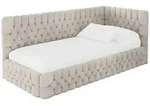 Altdecor Einzellbett, Ecru, Textil, 90x200 cm, Kinderzimmer & Jugendzimmer,