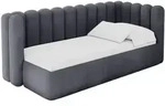 Altdecor Einzellbett, Dunkelgrau, Textil, 90x200 cm, Kinderzimmer &...