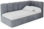 Altdecor Einzellbett, Grau, Textil, 80x200 cm, Kinderzimmer & Jugendzimmer,