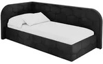 Altdecor Einzellbett, Anthrazit, Textil, 100x200 cm, Kinderzimmer &...