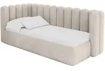 Altdecor Einzellbett, Sand, Textil, 90x200 cm, Kinderzimmer & Jugendzimmer,