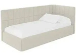 Altdecor Einzellbett, Champagner, Textil, 80x200 cm, Kinderzimmer &...