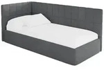 Altdecor Einzellbett, Schiefer, Textil, 90x200 cm, Kinderzimmer & Jugendzimmer,