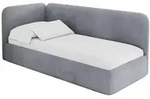 Altdecor Einzellbett, Blaugrau, Textil, 90x200 cm, Kinderzimmer & Jugendzimmer,