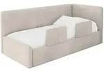 Altdecor Einzellbett, Ecru, Textil, 90x200 cm, Kinderzimmer & Jugendzimmer,