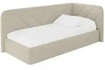 Altdecor Einzellbett, Cappuccino, Textil, 100x200 cm, Kinderzimmer &...