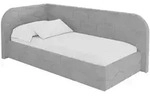 Altdecor Einzellbett, Silber, Textil, 80x200 cm, Kinderzimmer & Jugendzimmer,