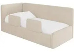 Altdecor Einzellbett, Kaschmir, Textil, 90x200 cm, Kinderzimmer & Jugendzimmer,
