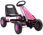Aiyaplay Gokart,, Rosa, Metall, 61x62x110 cm, unisex, Outdoor Spielzeug,