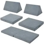 [en.casa] Spielsofa, Grau, Textil, 150x46x66 cm, Kinderzimmer & Jugendzimmer,