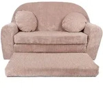 Fortisline Kindersofa, Altrosa, Textil, Rund, 96x60x48 cm, Kinderzimmer &