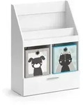 Vicco Kinderregal, Wei&szlig;, Holzwerkstoff, 5 F&auml;cher, Rechteckig, 72x96.2x31.2 cm,
