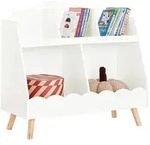 SoBuy Kinderregal, Wei&szlig;, Holzwerkstoff, 82x76x35 cm, Kinderzimmer &...