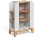 VitaliSpa Kinderregal, Wei&szlig;, Eiche Artisan, Holzwerkstoff, 6 F&auml;cher,...