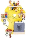 Livetastic Kinderregal, Gelb, Holzwerkstoff, 9 F&auml;cher, 32x42x19 cm, erweiterbar,