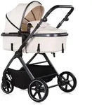Chipolino Kombikinderwagen, Beige, Metall, 65x104x75 cm, unisex, Federung, Baby...