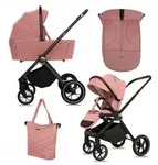 BabyLux Kinderwagen, Rosa, Textil, 58x100 cm, Baby on Tour, Kinderwagen,