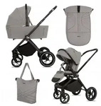 BabyLux Kinderwagen, Grau, Textil, 58x100 cm, Baby on Tour, Kinderwagen,