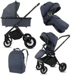 BabyLux Kinderwagen, Grau, Textil, 58x100 cm, Baby on Tour, Kinderwagen,