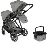 Hauck Geschwisterwagen Grow N Care, Dunkelgrau, Textil, 4-teilig,...