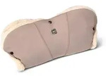 Moon Muff Handmuff, Sand, Textil, Uni, F&uuml;llung: Polyester, 51x7x24 cm, EN 1888, f&uuml;r