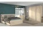 Schlafzimmer, Braun, Holzwerkstoff, 80x200x120 cm, Kinderzimmer & Jugendzimmer,