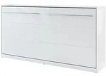 Mirjan24 Schrankbett, Wei&szlig;, Holzwerkstoff, Rechteckig, 90x200 cm, Schlafzimmer,