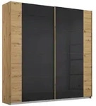 Rauch M&ouml;bel Schwebet&uuml;renschrank, Eiche Artisan, Anthrazit, Holzwerkstoff, 2