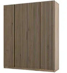 Masseno Dreht&uuml;renschrank, Gold, Holzwerkstoff, 1 F&auml;cher, 1 Schubladen,...