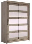 Mirjan24 Kleiderschrank, Tr&uuml;ffeleiche, Holzwerkstoff, Rechteckig, 120x200x58...