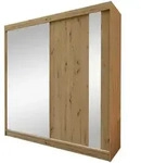 Beautysofa Schwebet&uuml;renschrank, Eiche Artisan, Holzwerkstoff, 11 F&auml;cher, 8
