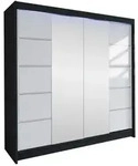 Mirjan24 Schwebet&uuml;renschrank, Klar, Holzwerkstoff, Rechteckig, 180x215x58 cm,