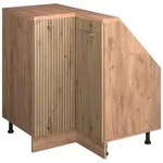 Vicco Dachschr&auml;genschrank, Eiche Artisan, Eiche, Holzwerkstoff, 2 F&auml;cher,