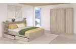 Schlafzimmer, Braun, Holzwerkstoff, 80x200x120 cm, Kinderzimmer & Jugendzimmer,