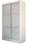Beautysofa Schwebet&uuml;renschrank, Wei&szlig;, Holzwerkstoff, 8 F&auml;cher, 4 Schubladen,