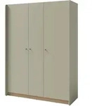 Beautysofa Dreht&uuml;renschrank, Eukalyptusholz, Holzwerkstoff, 10 F&auml;cher,...