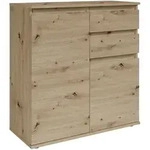 Boxxx Kommode Brest, Eiche Artisan, Kunststoff, 1 F&auml;cher, 1 Schublade(n)...
