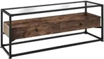 tectake Lowboard, Rost, Holzwerkstoff, Beton Optik, Quadratisch,...
